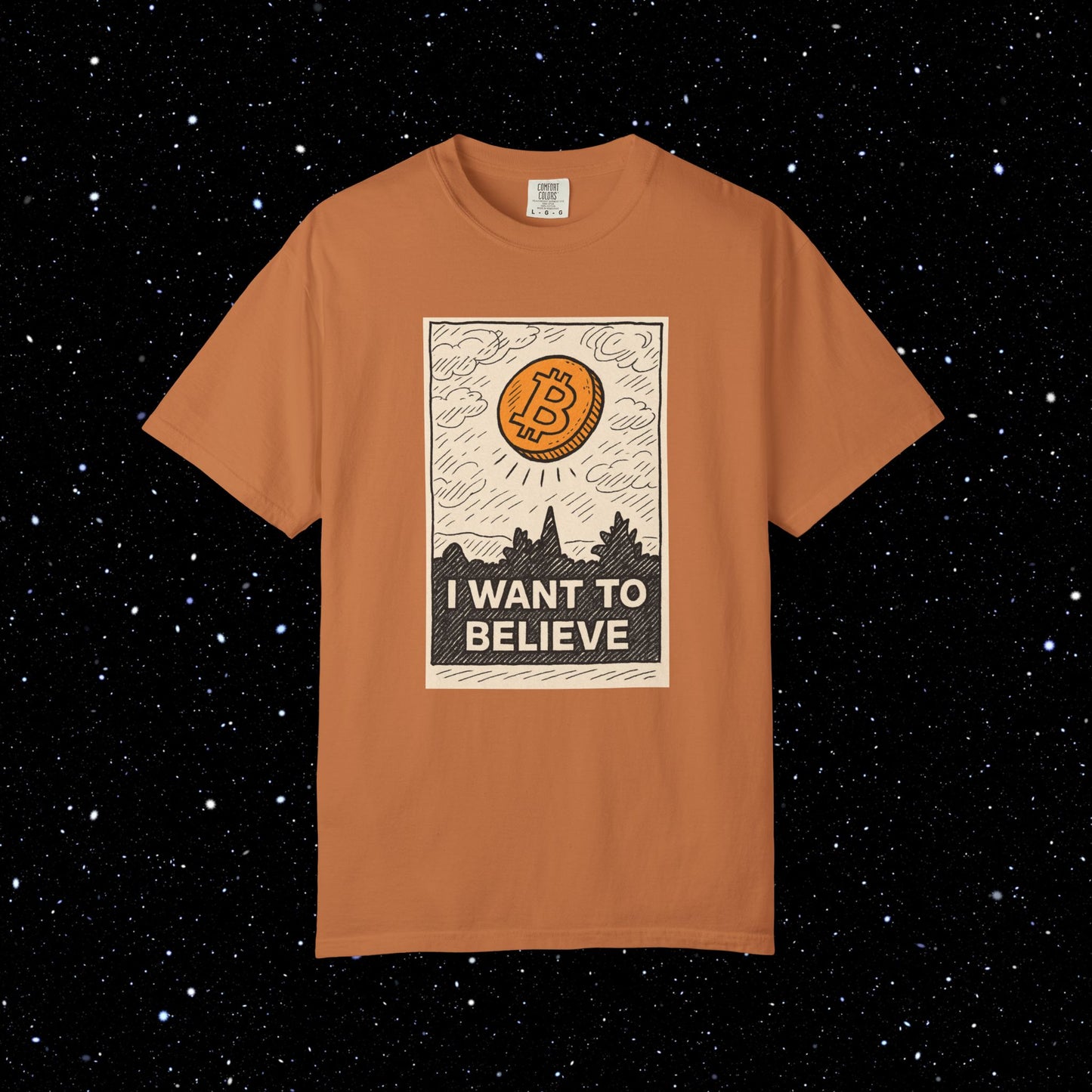 I Want To Believe Bitcoin Tee