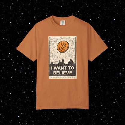 I Want To Believe Bitcoin Tee