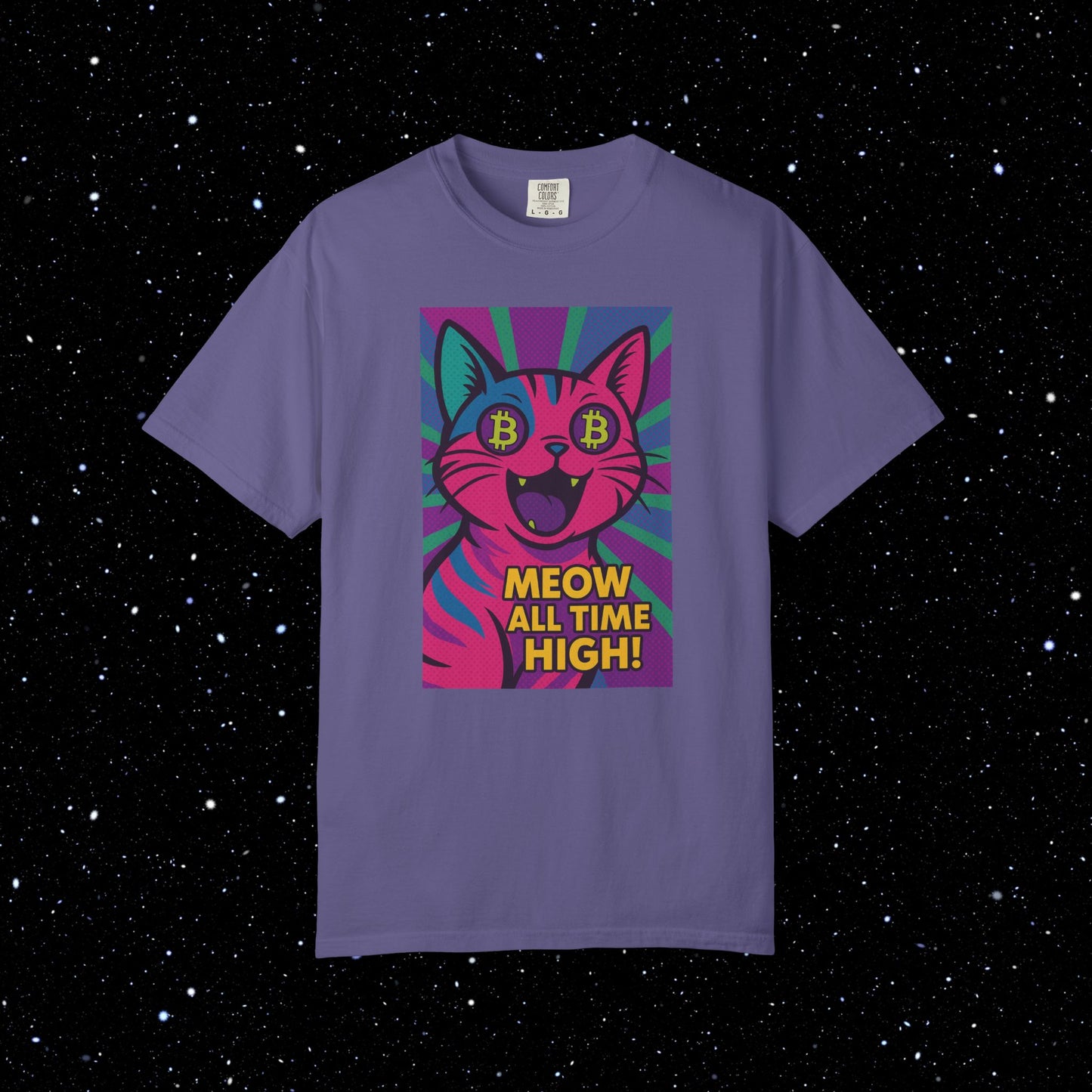 Meow All Time High Bitcoin Tee