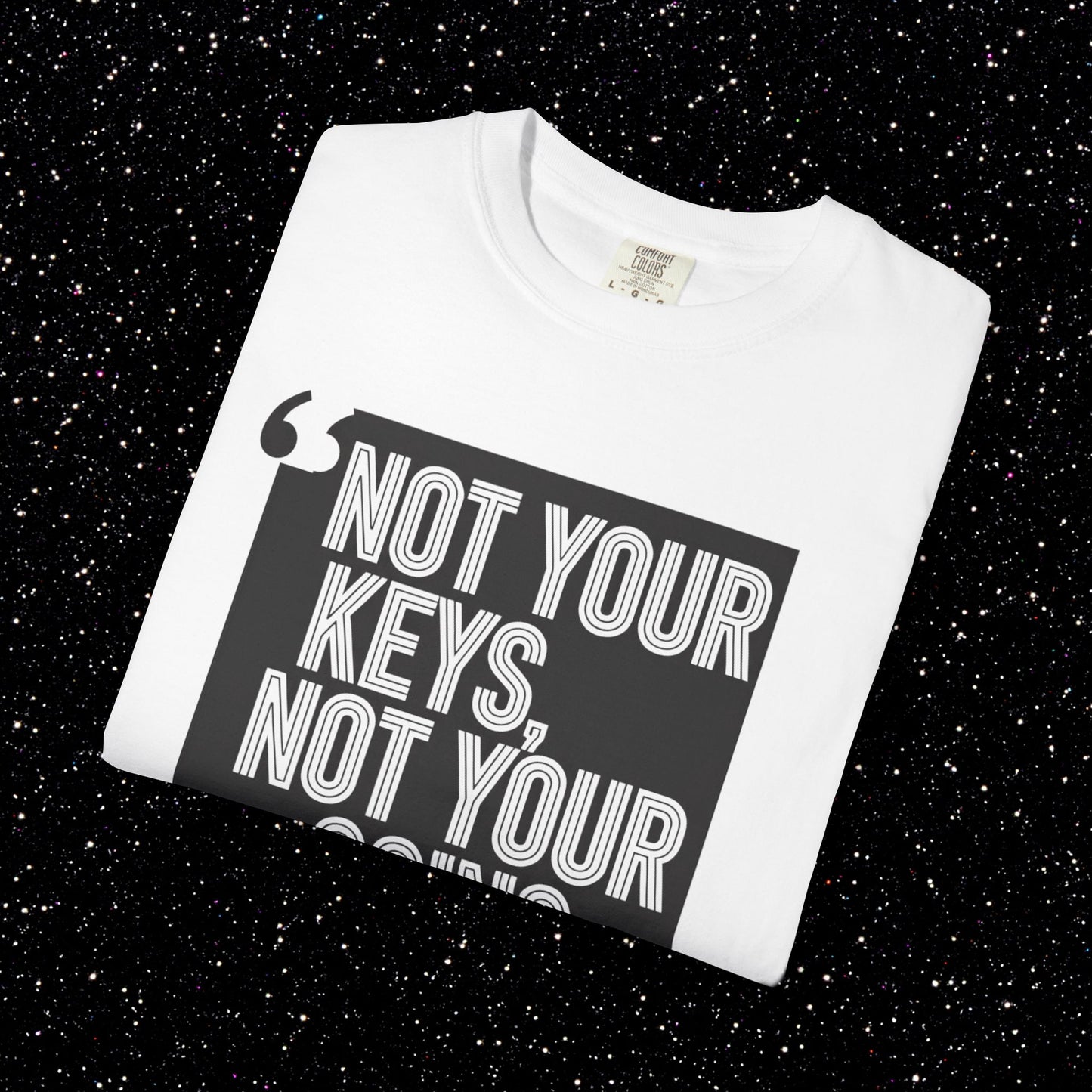 Not Your Keys, Not Your Coins Bitcoin Tee