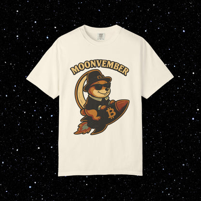 Moonvember Rocket Doge Bitcoin Tee