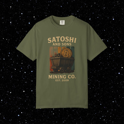 Satoshi and Sons Mining Cart Tee