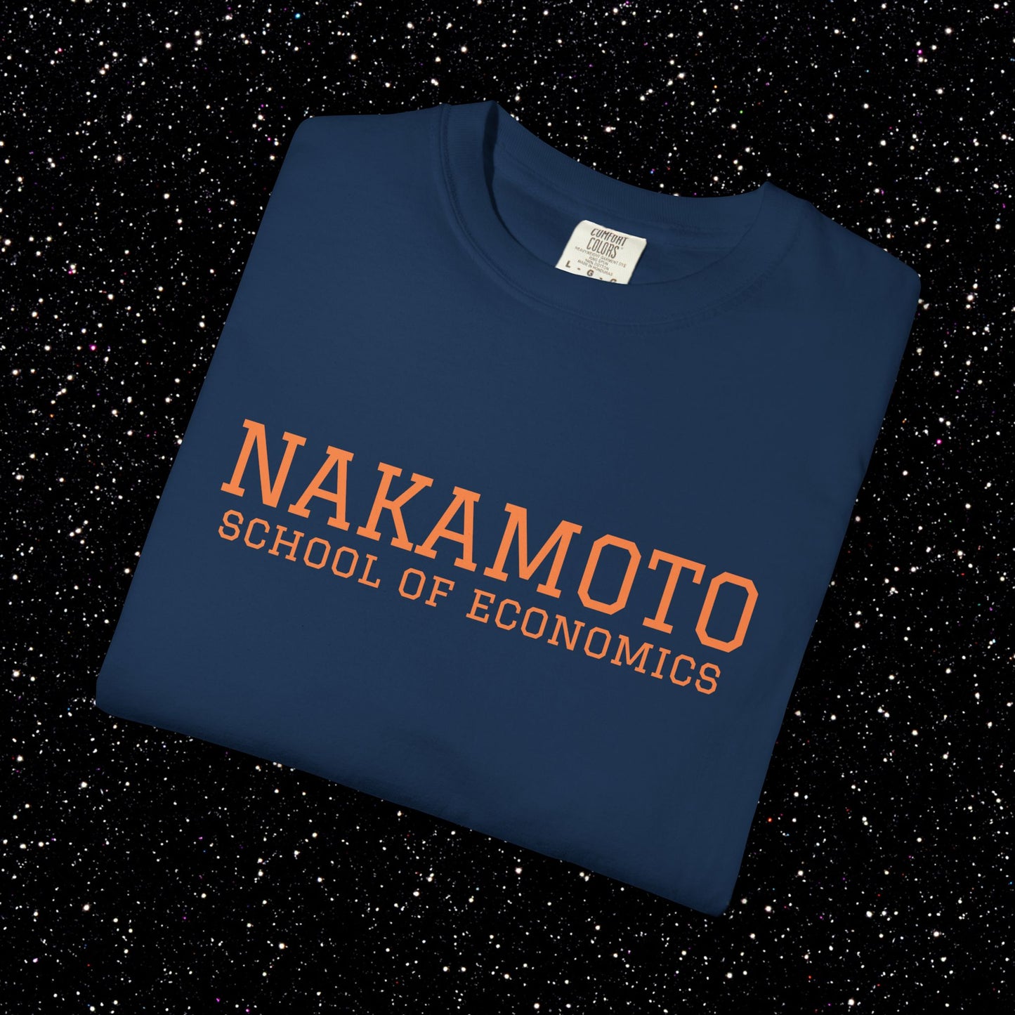Nakamoto School of Economics Bitcoin College Tee