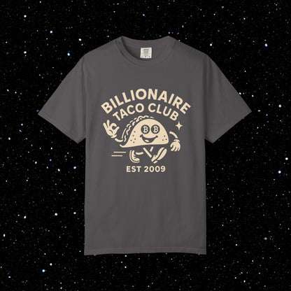 Billionaire Taco Club Cartoon Bitcoin Tee