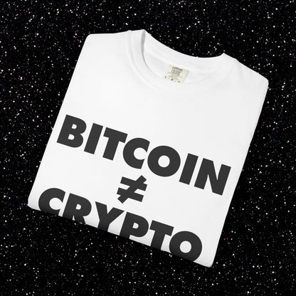 Bitcoin ≠ Crypto Tee
