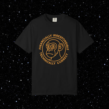 Financially Irresponsible Technically Correct Bitcoin Tee