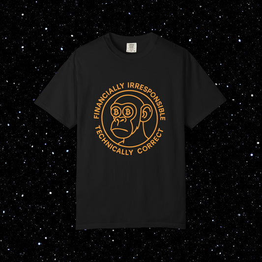 Financially Irresponsible Technically Correct Bitcoin Tee