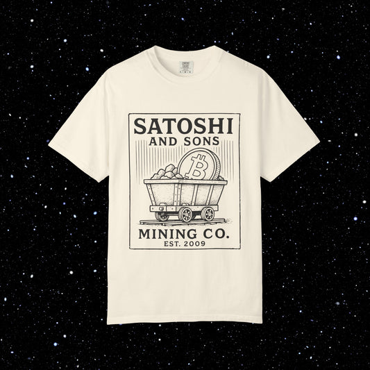 Satoshi and Sons Line Art Tee