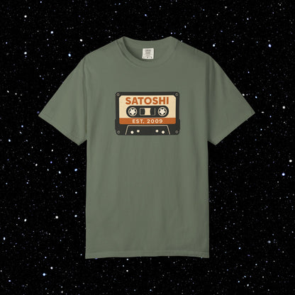 Satoshi Cassette Tape Bitcoin Tee
