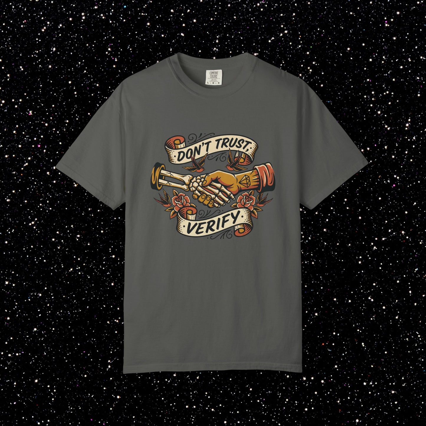 Don't Trust Verify Tattoo Shirt