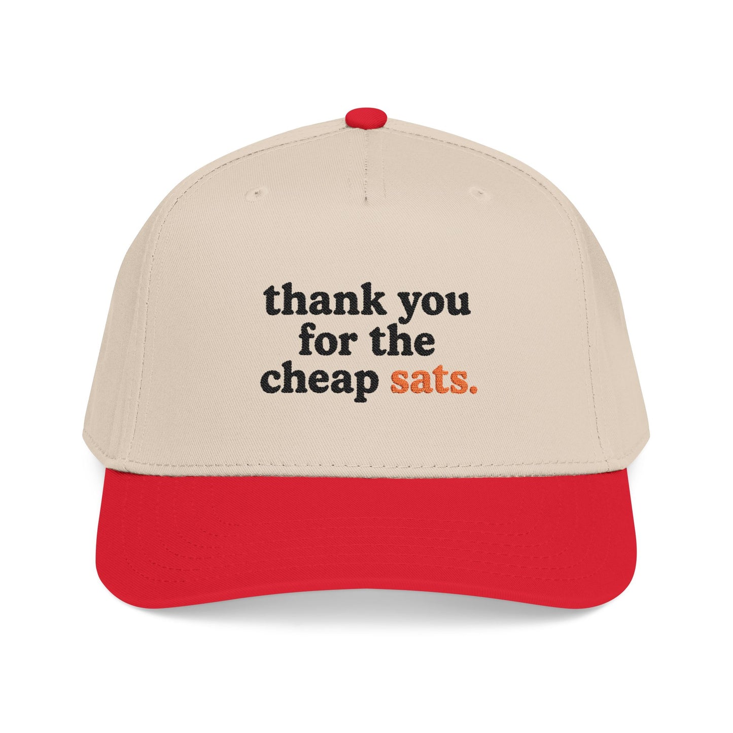 Thanks You For The Cheap Sats Embroidered
