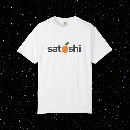 Satoshi Orange Logo Tee Shirt