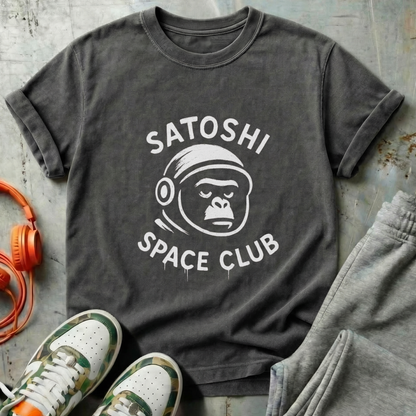 Satoshi Space Club - Primate Explorer Comfort Colors Tee Shirt