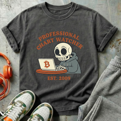 Professional Chart Watcher Bitcoin Tee