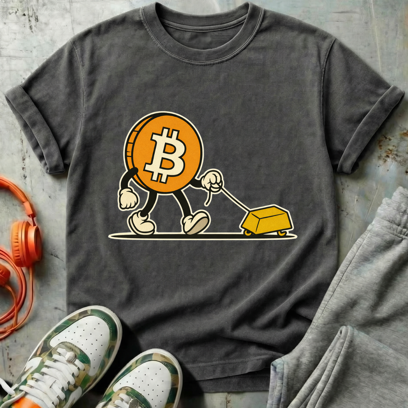 The Pet Rock Bitcoin Tee