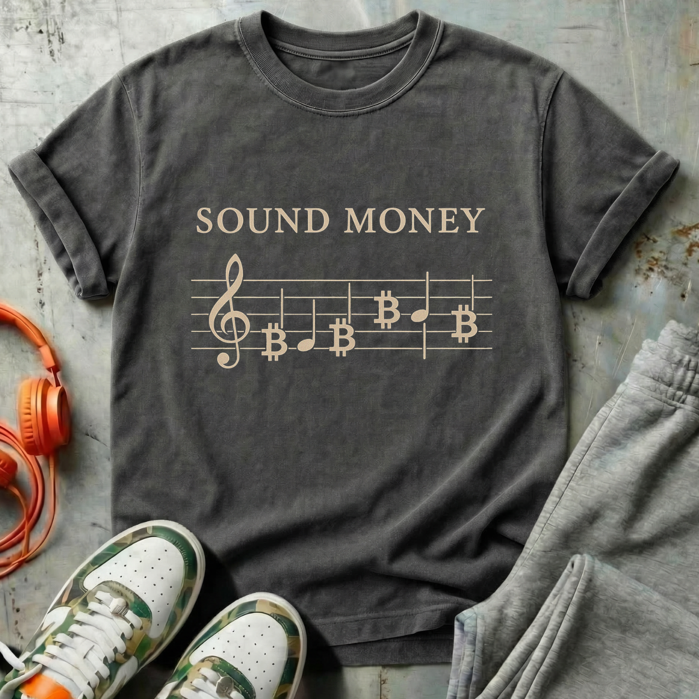 Sound Money Sheet Music Bitcoin Tee
