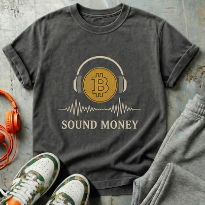 Sound Money Bitcoin Headphone Tee