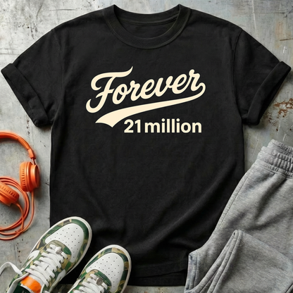 Forever 21 Million Script - Bitcoin Comfort Colors Tee Shirt