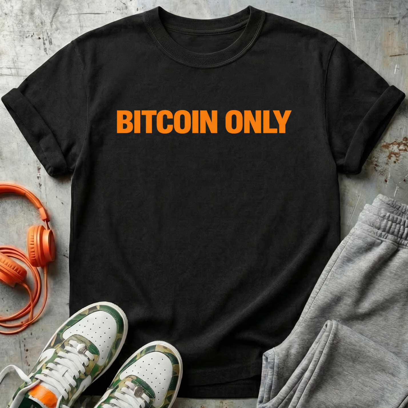 Bitcoin Only Statement Tee