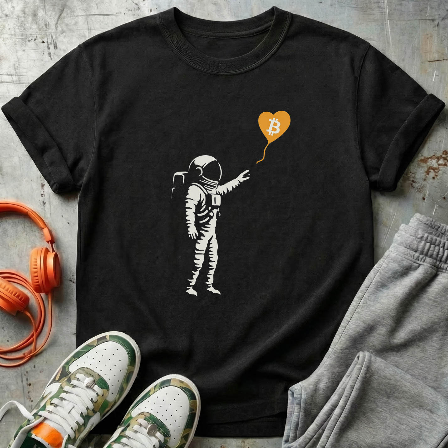Astronaut Bitcoin Love Tee