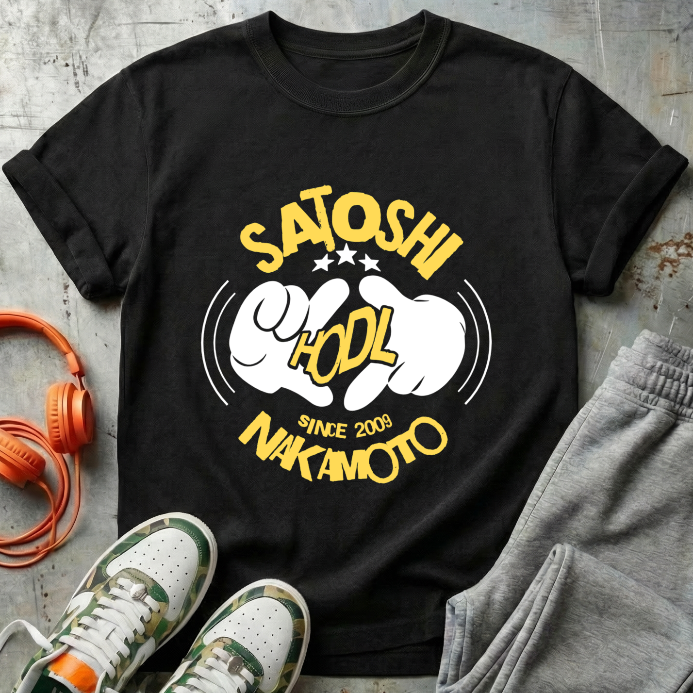 Satoshi Nakamoto - Diamond Hands Tee