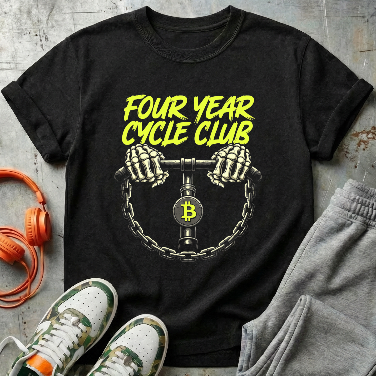 Four Year Cycle Club HODL Thru Tee