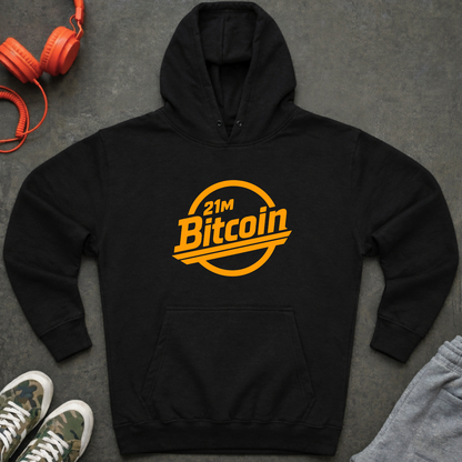 Bitcoin 21M Logo Hoodie