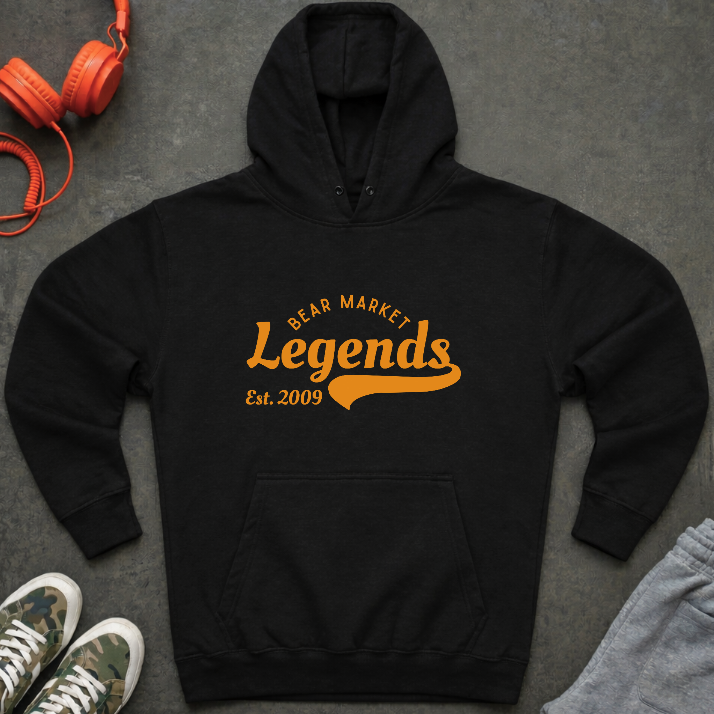 Bear Market Legends Fleece Hoodie.