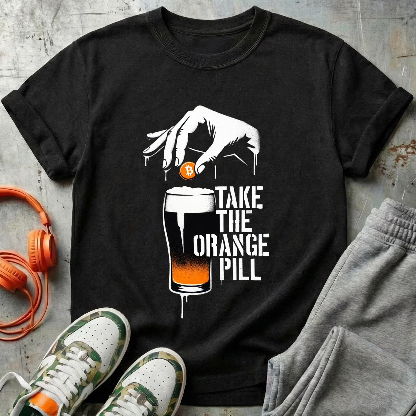 Take the Orange Pill Drink Tee