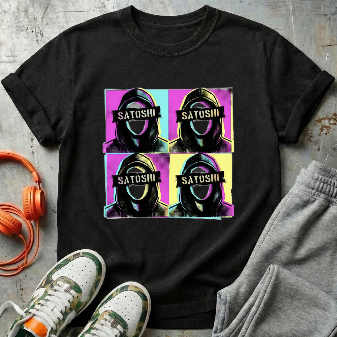 Satoshi Pop-Art Tee