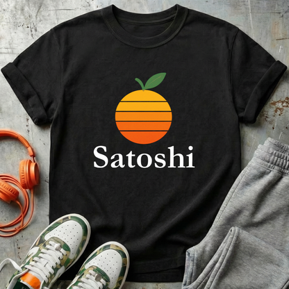 Satoshi Orange - Bitcoin Comfort Colors Tee Shirt