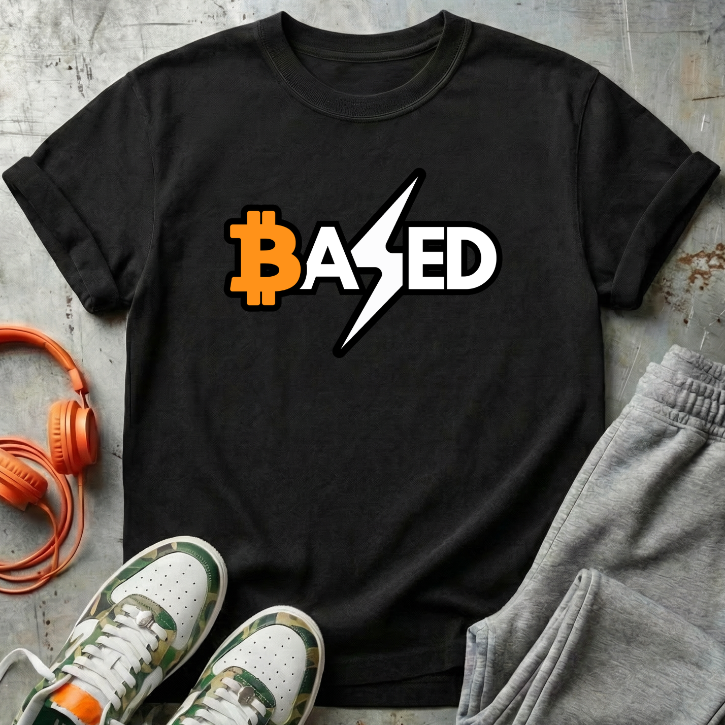 Based - Bitcoin Comfort Colors Tee Shirt
