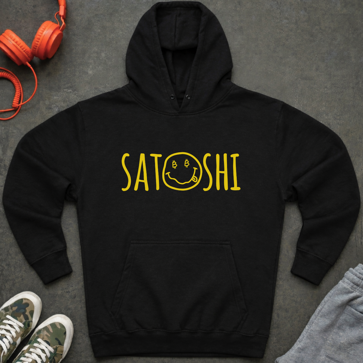 Satoshi Smilee Fleece Hoodie