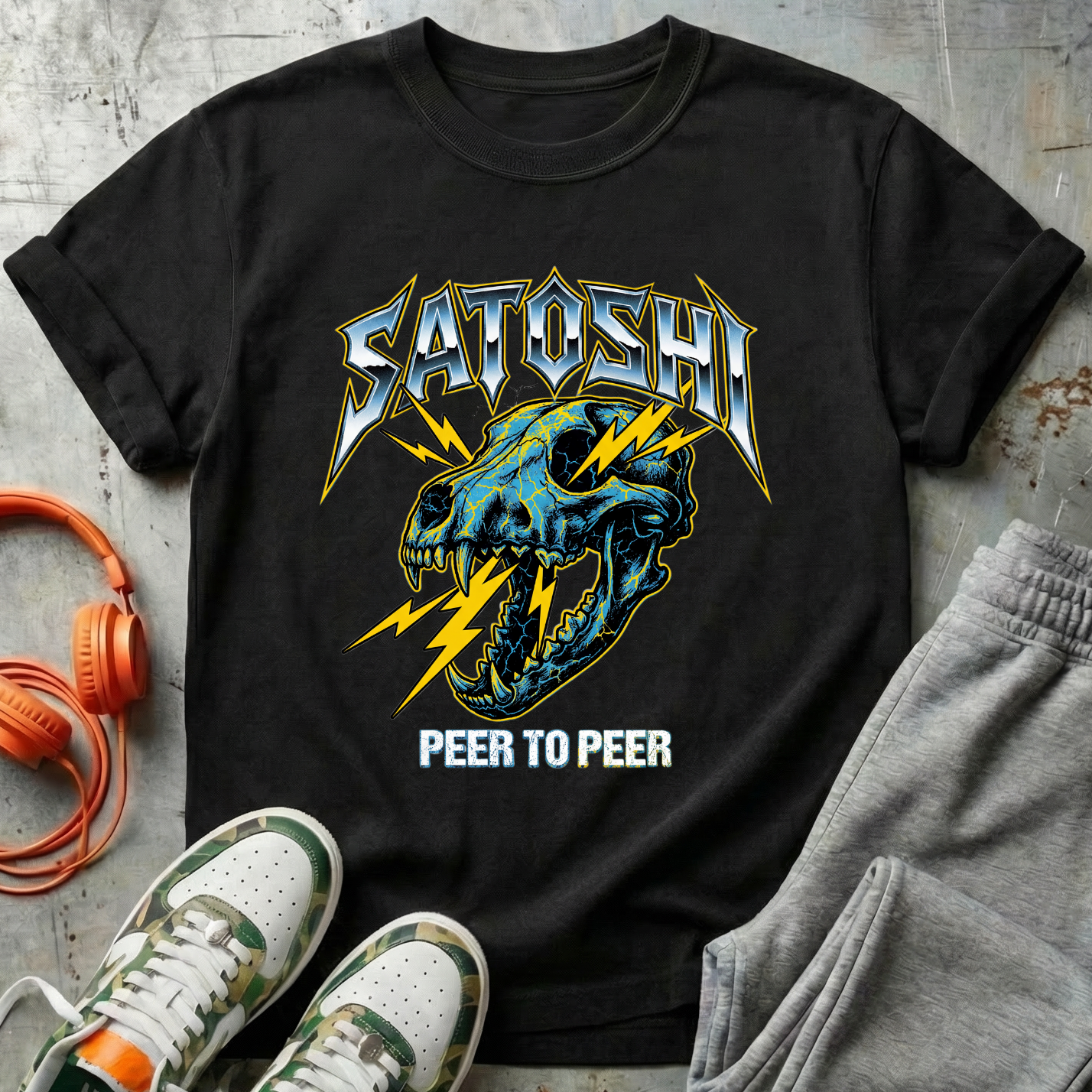 Satoshi Peer-to-Peer Lightning Wolf