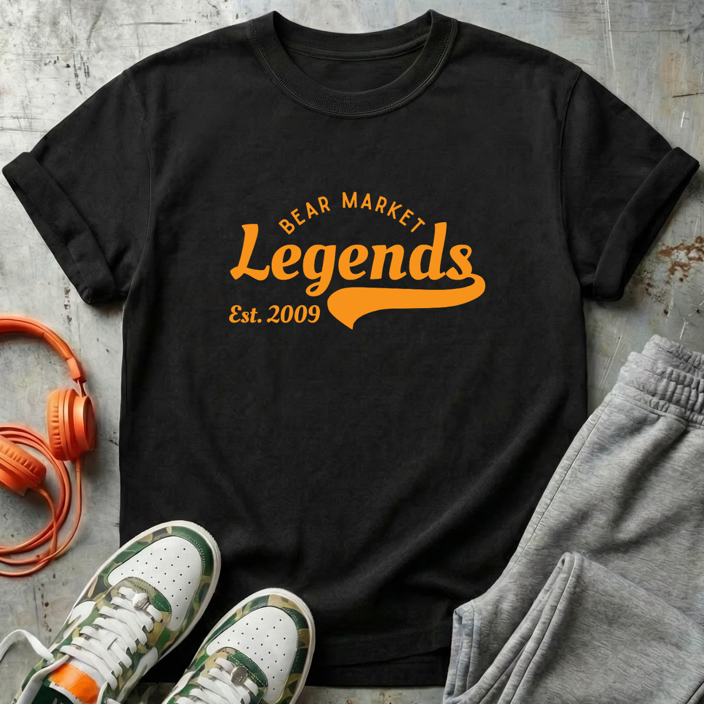 Bear Market Legends - Bitcoin Comfort Colors Tee Shirt