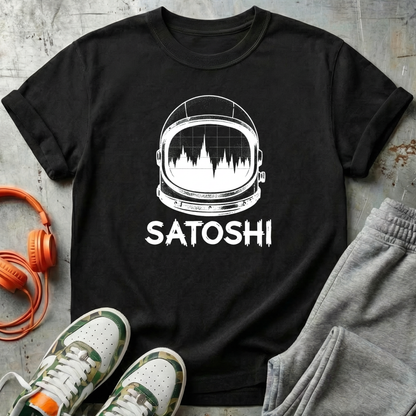 Satoshi Astronaut Helmet Tee