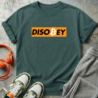 Disobey Bitcoin Comfort Colors Tee Shirt