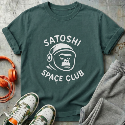 Satoshi Space Club - Primate Explorer Comfort Colors Tee Shirt