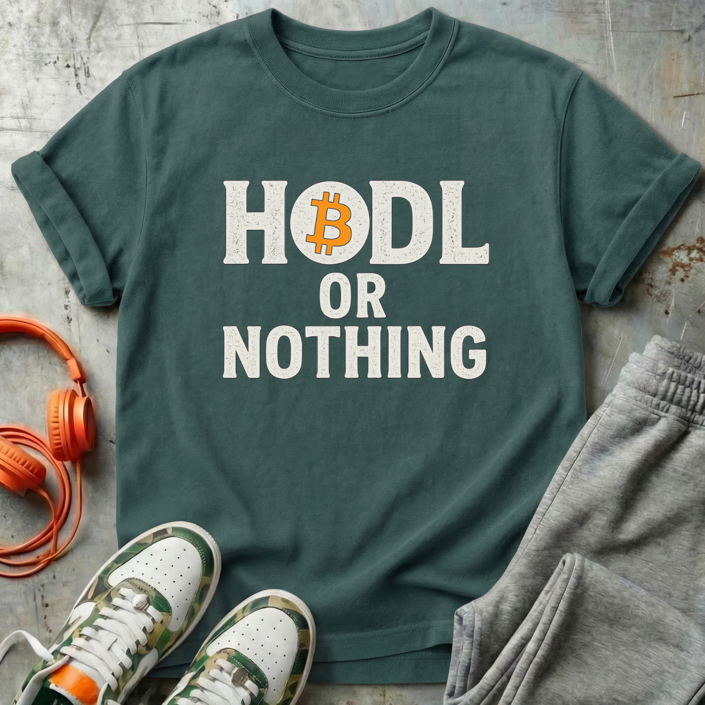 HODL or Nothing Bitcoin Tee