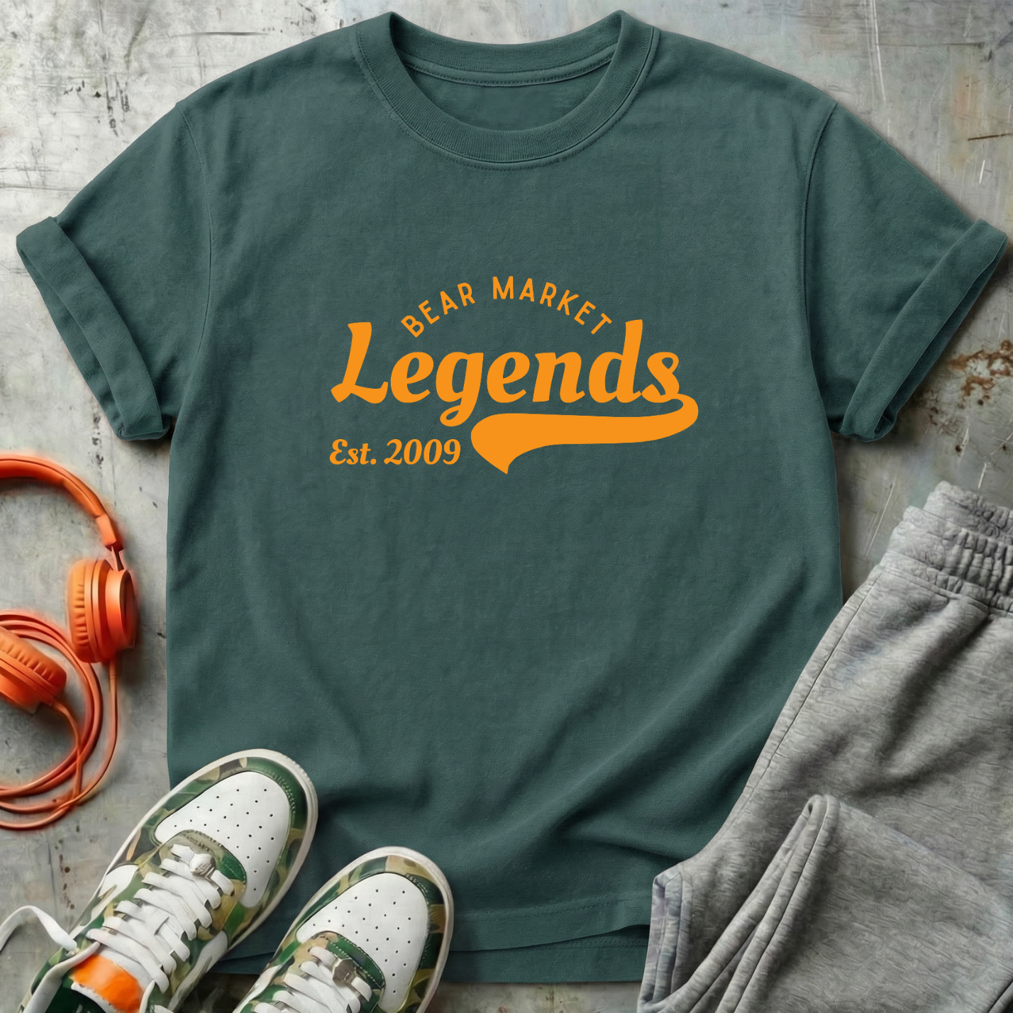 Bear Market Legends - Bitcoin Comfort Colors Tee Shirt