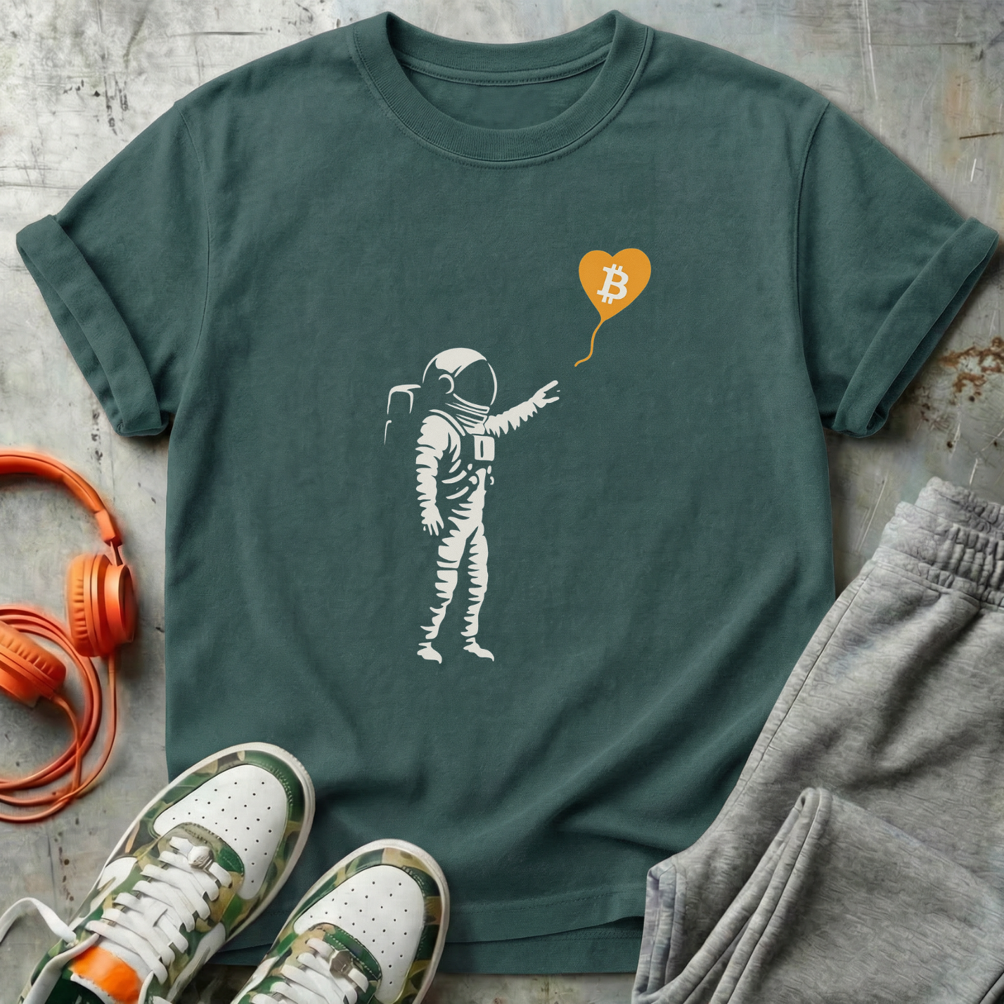 Astronaut Bitcoin Love Tee
