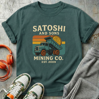 Satoshi and Sons - Bitcoin Comfort Colors Tee Shirt