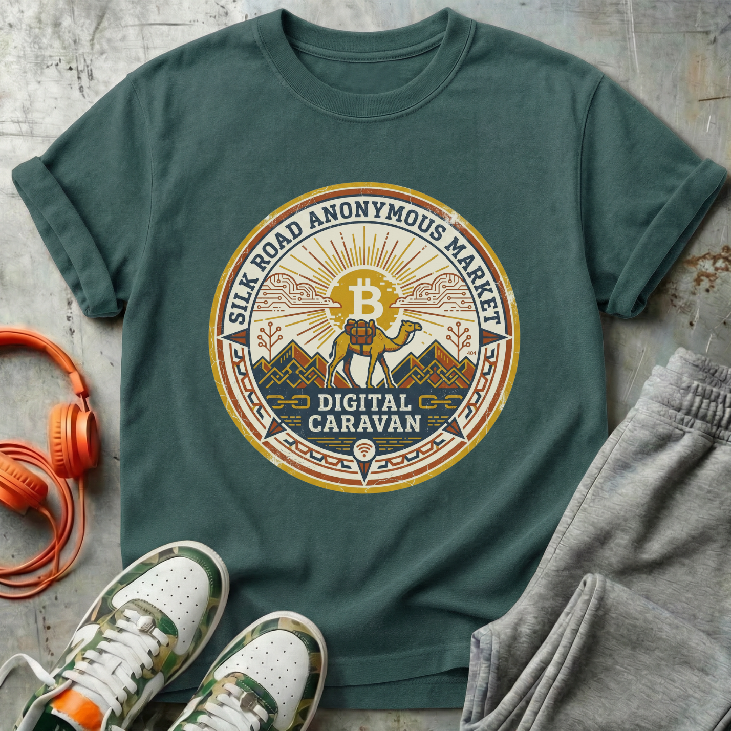 Silk Road Anonymous Badge Tee