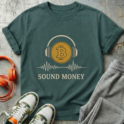 Sound Money Bitcoin Headphone Tee