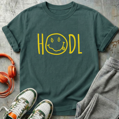 HODL Smiley Bitcoin Tee