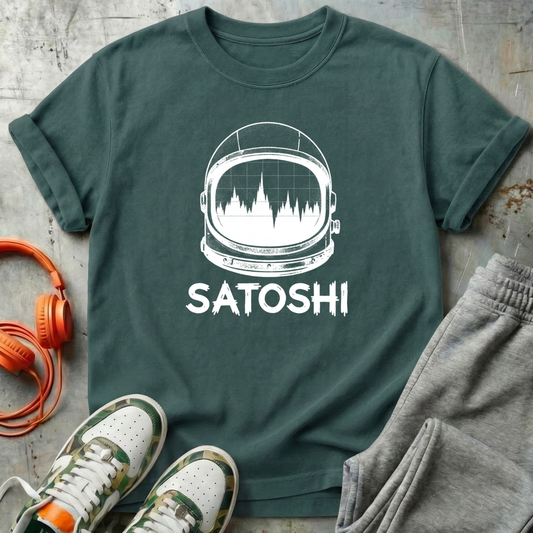 Satoshi Astronaut Helmet Tee