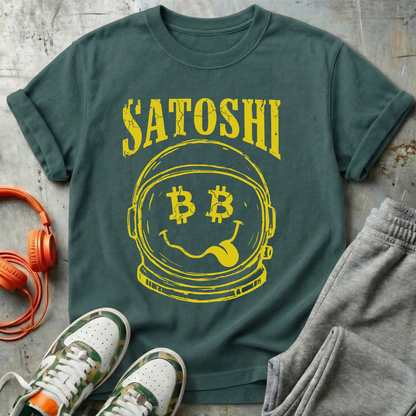 Satoshi Space Helmet Tee