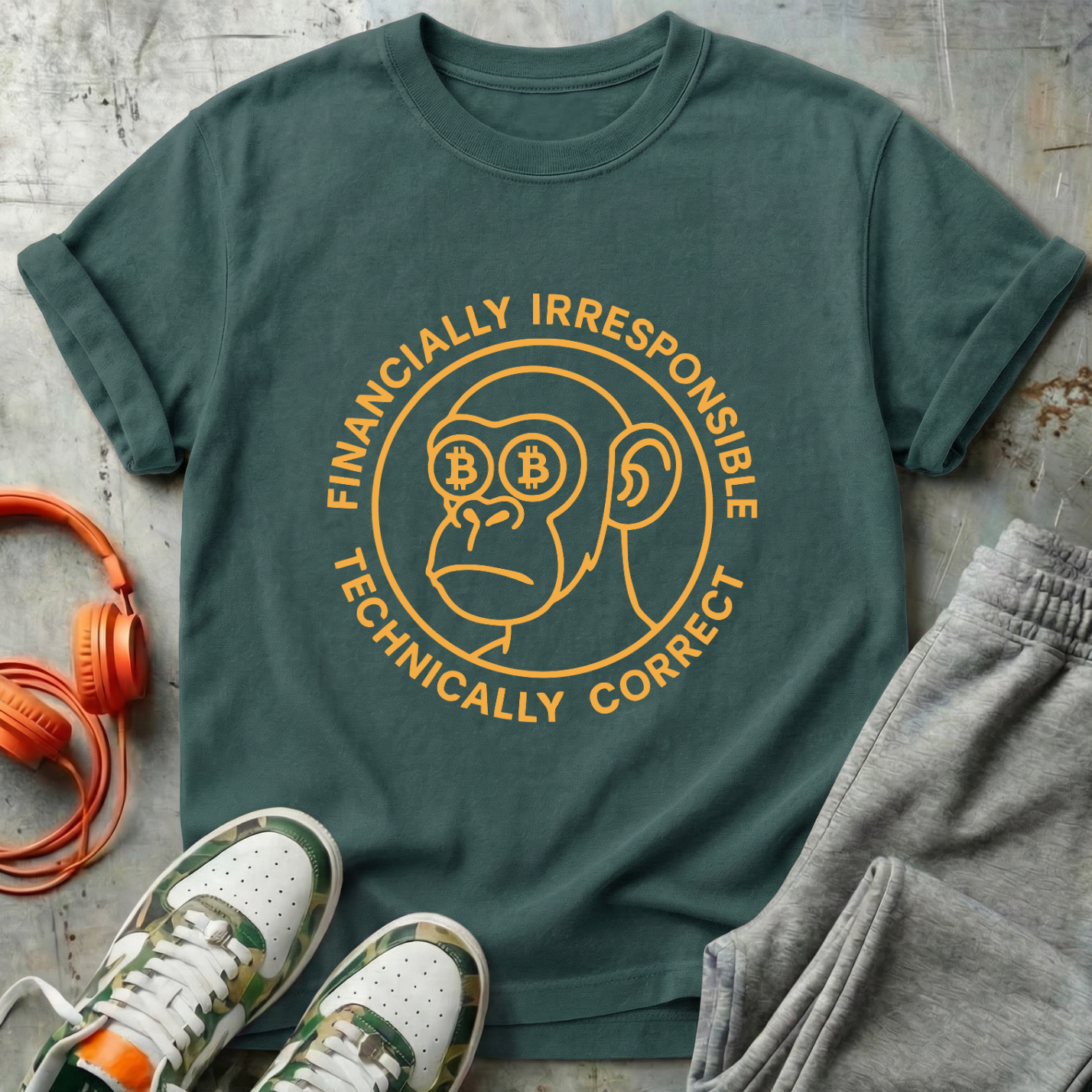 Financially Irresponsible Technically Correct Bitcoin Tee