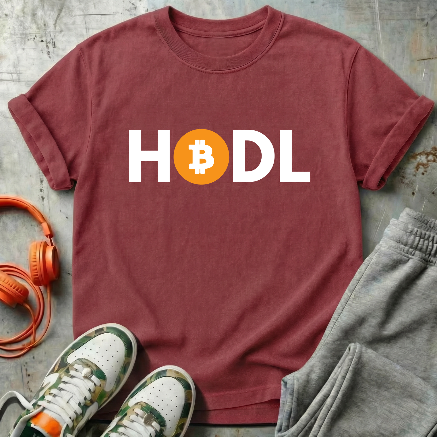 HODL Comfort Colors Bitcoin Tee Shirt