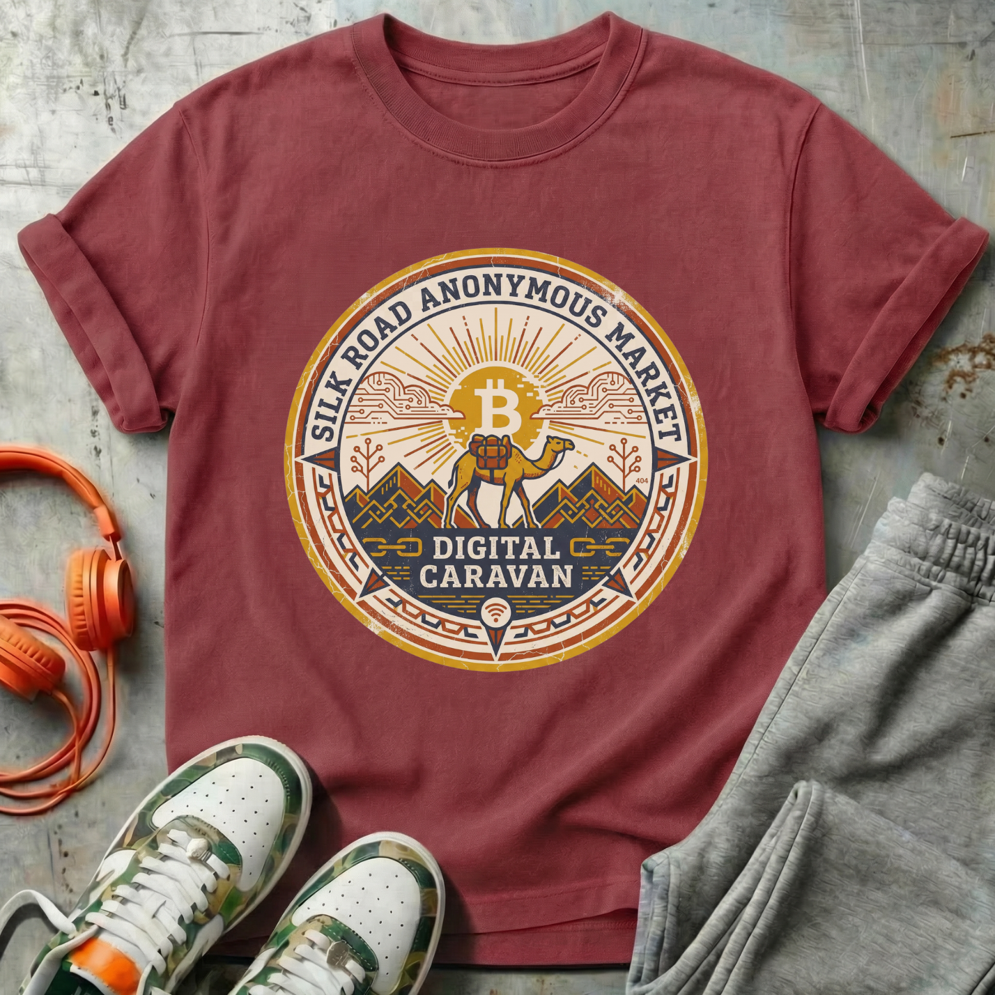 Silk Road Anonymous Badge Tee